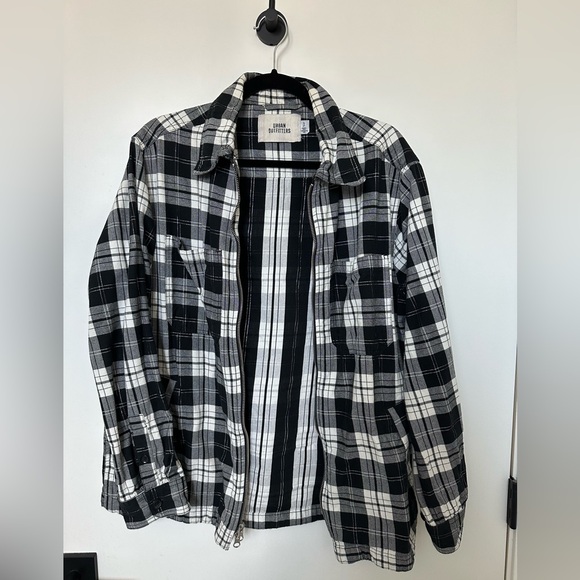 Urban Outfitters Plaid Shirt Jacket - Picture 1 of 6